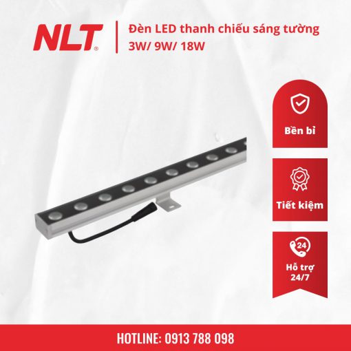 den-led-thanh-chieu-sang-tuong 3w-9w-18w